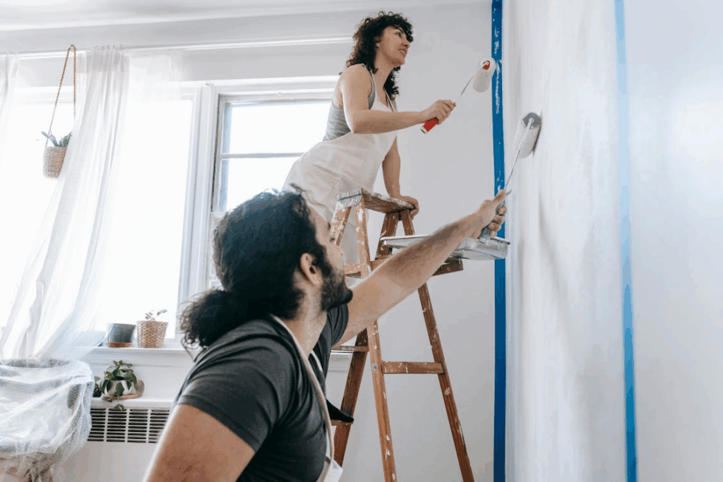 Using home equity wisely for interior painting and value-adding home improvements.